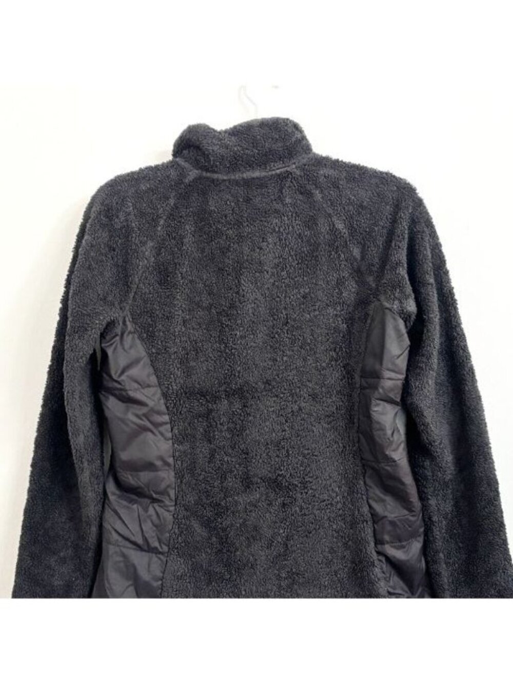 The North Face Black Soft Fleece Sz Small Zip Up High Neck Sweater - small - Picture 10 of 11